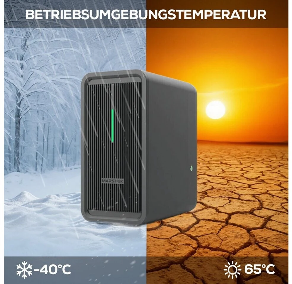 Marstek Marstek B2500-D Solarspeicher 2.240 Wh für Balkonkraftwerke, LiFePO4, 6.000 Ladezyklen, IP65 – Bild 3