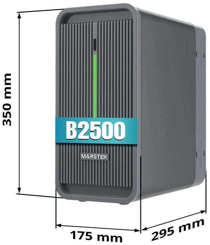 Marstek Marstek B2500-D Solarspeicher 2.240 Wh für Balkonkraftwerke, LiFePO4, 6.000 Ladezyklen, IP65 – Bild 4