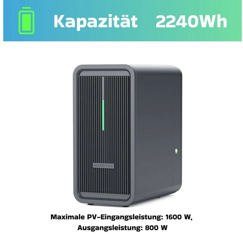 Marstek Marstek B2500-D Solarspeicher 2.240 Wh für Balkonkraftwerke, LiFePO4, 6.000 Ladezyklen, IP65 – Bild 6
